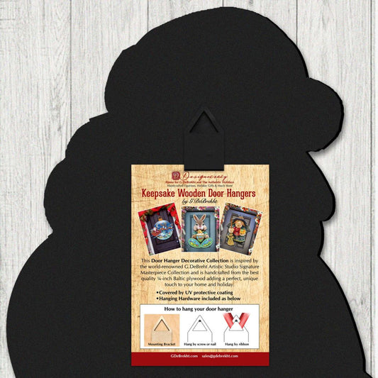 Christmas Gnome Holiday Door Decoration by Susan Winget - Christmas Decor - 8471109H-SW